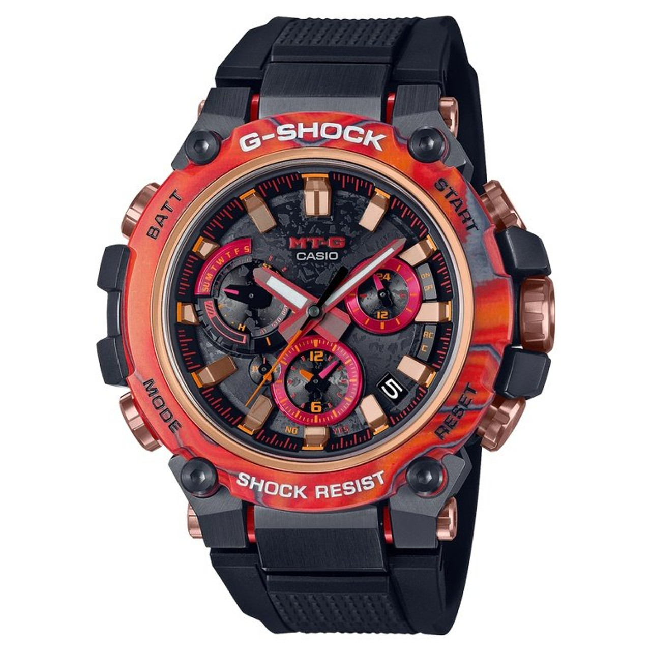 Casio G-Shock MTG-B3000FR-1A MT-G 40th Anniversary Flare Red