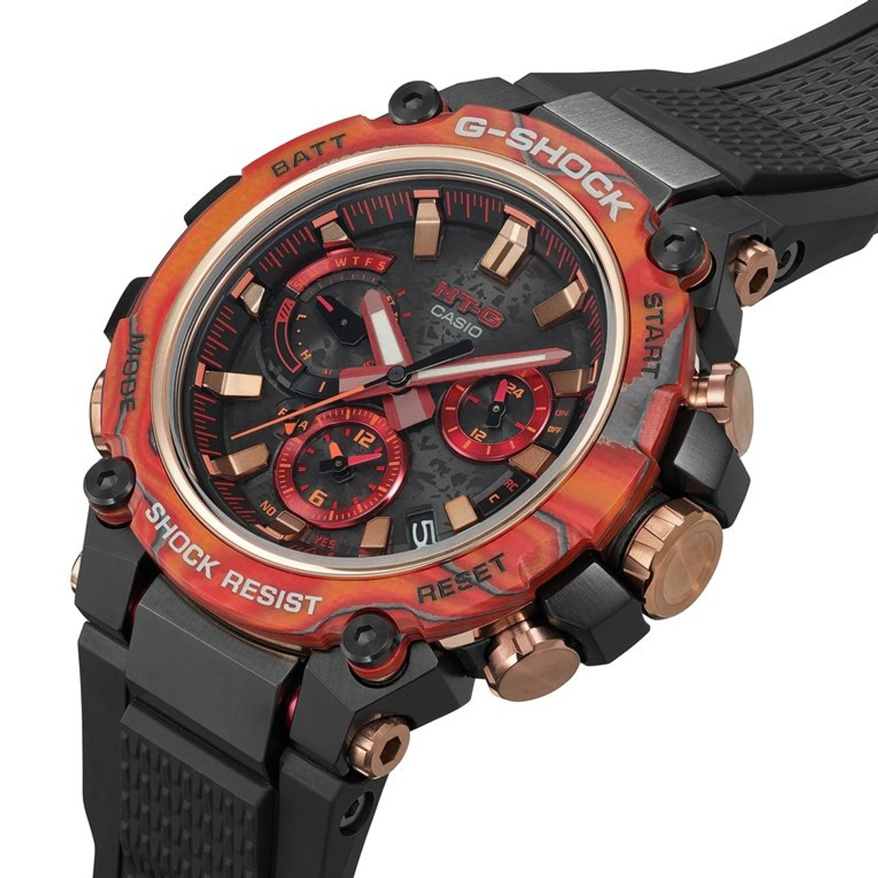 Casio G-Shock MTG-B3000FR-1A MT-G 40th Anniversary Flare Red