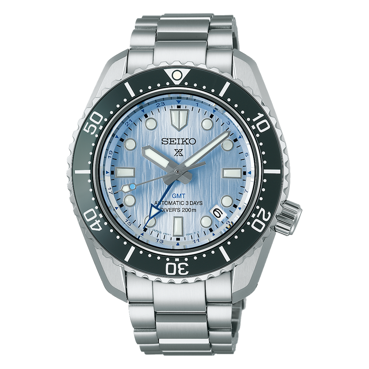 Seiko Prospex SPB385 Sea MM200 Automatic GMT Blue Limited Edition Arizona Fine Time