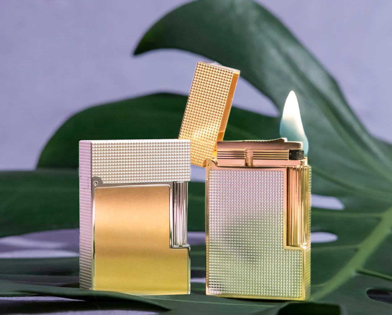 S.T. Dupont C16605 Ligne 2 Cling Lighter With Gold Finish Arizona