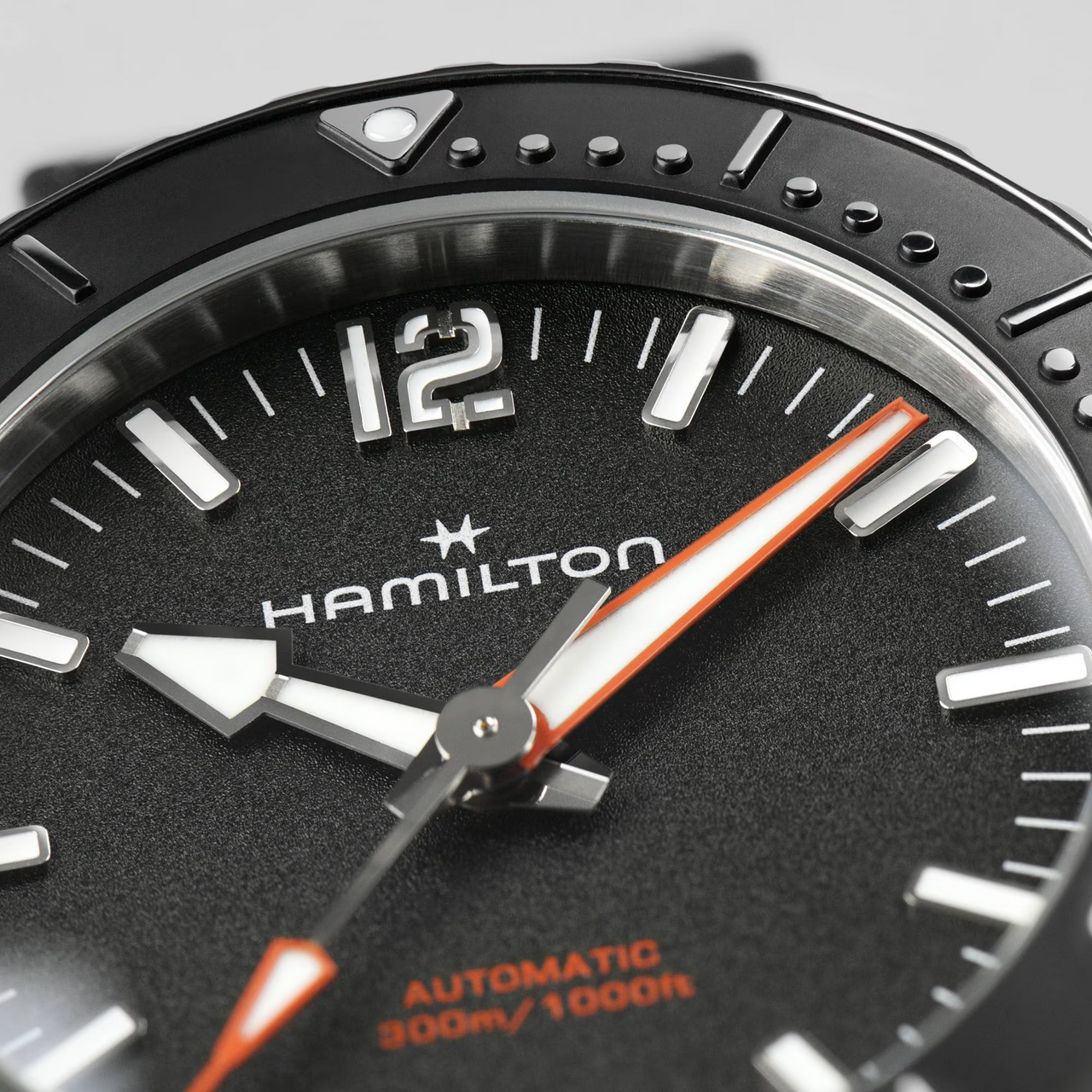 Hamilton H77455330 Khaki Navy Frogman Automatic Black 41mm