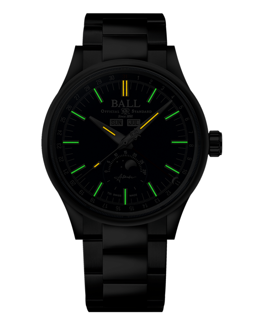 Ball NM3016CS1JBE Engineer II Moon Calendar Blue Dial Arizona Fine Time