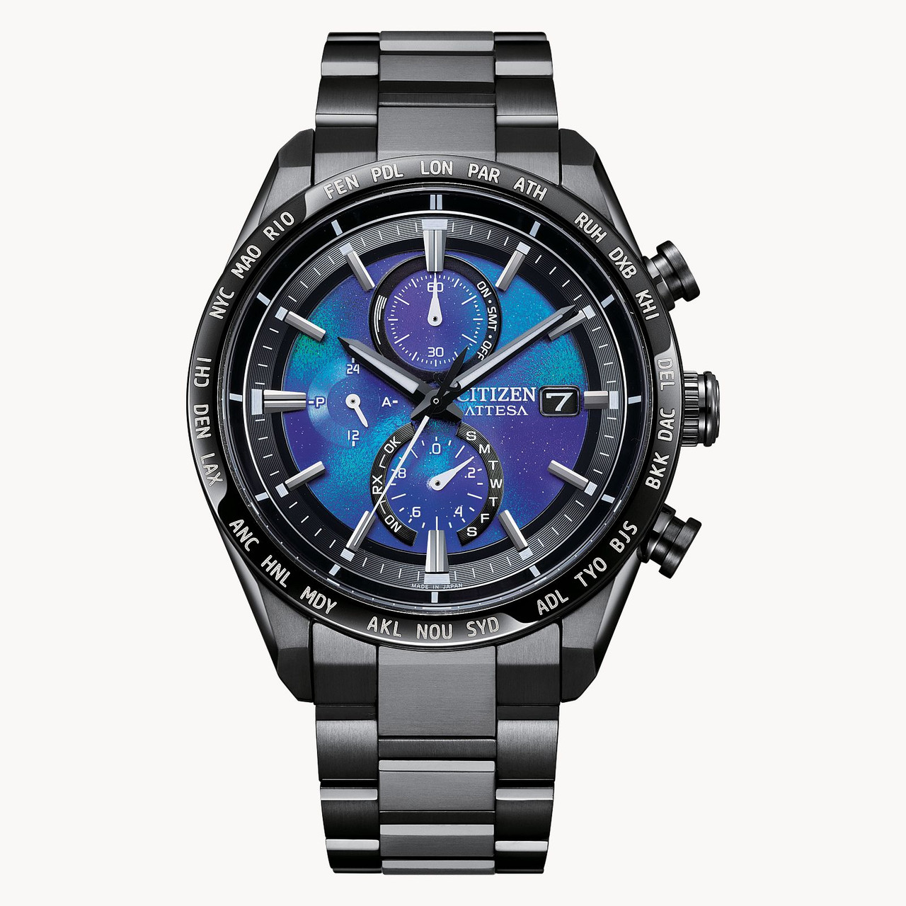 Citizen AT8285-68Z Hakuto-R Atomic Timekeepeing Super Titanium