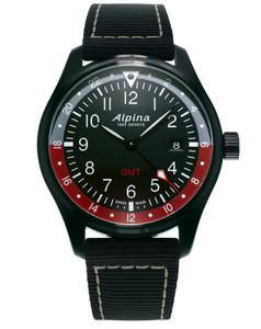 Alpina AL-247BR4FBS6 Startimer Pilot Quartz GMT Black Dial Alpina AL-247BR4FBS6 Startimer Pilot Quartz GMT Black Dial