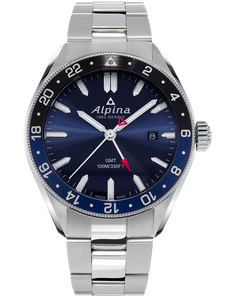 Alpina AL-247NB4E6B Alpiner Quartz GMT Navy Blue on Bracelet Alpina AL-247NB4E6B Alpiner Quartz GMT Navy Blue on Bracelet