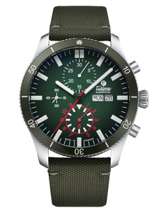 Tutima Glashutte 6406-03 Grand Flieger Airport Chronograph Green Nylon Tutima Glashutte 6406-03 Grand Flieger Airport Chronograph Green Nylon