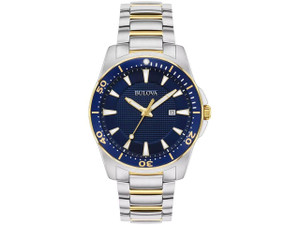 Bulova 98B329 Blue Dial Two Tone Bulova 98B329 Blue Dial Two Tone