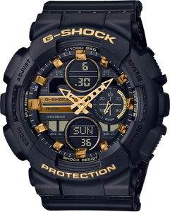 Casio G-Shock GMAS140M-1A Compact Gold Tone Ladies Casio G-Shock GMAS140M-1A Compact Gold Tone Ladies
