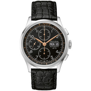 Bulova 96C146 Joseph Bulova Black White Chronograph Bulova 96C146 Joseph Bulova Black White Chronograph