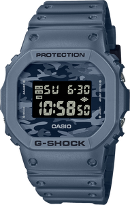 G-Shock DW5600CA-2 Camouflage Motif Digital Square Blue G-Shock DW5600CA-2 Camouflage Motif Digital Square Blue