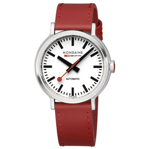 Mondaine MST.4161B.LC Original Automatic 41mm Red Leather Mondaine MST.4161B.LC Original Automatic 41mm Red Leather