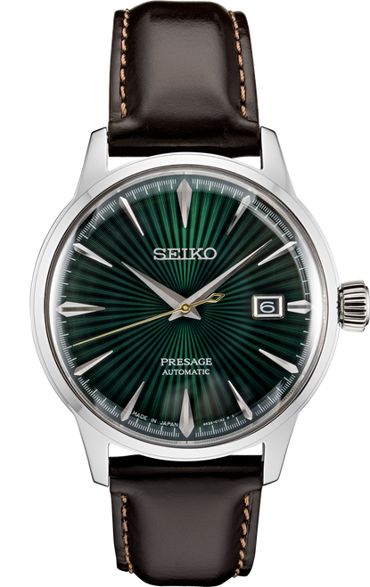seiko green face automatic
