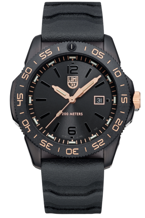 Luminox XS.3121.BO.GOLD Limited Edition Pacific Diver Black and Gold