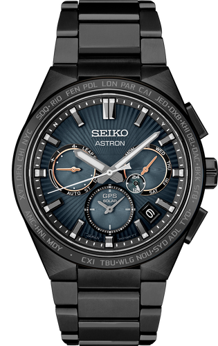 Seiko Astron SSH127 Limited Edition GPS Solar Titanium Dual Time ...