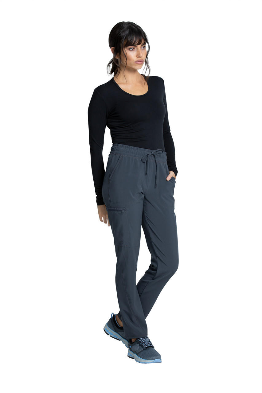  Cherokee Form Women Scrubs Pant Mid Rise Tapered Leg