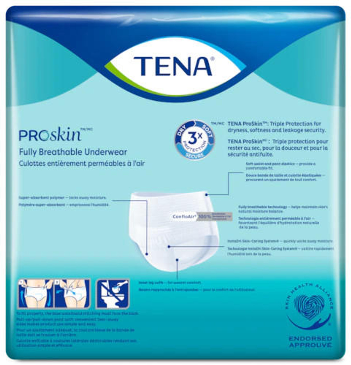 TENA Overnight Super Protective Underwear, X-Large (Case of 48)