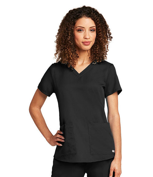  Grey's Anatomy 2 Pocket V-Neck Top 