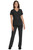 MONICA TOP, Black, Stylish V Neck Top with 4 Pockets & 1 Media Pocket & Front Princess Seam