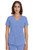 MONICA TOP, Ceil Blue, Stylish V Neck Top with 4 Pockets & 1 Media Pocket & Front Princess Seam front