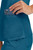 MONICA TOP, Caribbean Blue, Stylish V Neck Top with 4 Pockets & 1 Media Pocket & Front Princess Seam profile