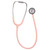 Littmann Classic III Stethoscope 5910C in Champagne Rose Satin finish. Dual-sided stainless steel chestpiece with pink tubing and gray eartips. Professional-grade acoustic stethoscope.