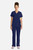 HH755 Healing Hands Quest Billie Women's Tuck-in V-Neck Top in Navy Blue