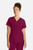 HH755 Healing Hands Quest Billie Women's Tuck-in V-Neck Top in Wine