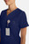 HH755 Healing Hands Quest Billie Women's Tuck-in V-Neck Top in Navy Blue