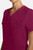 HH755 Healing Hands Quest Billie Women's Tuck-in V-Neck Top in Wine