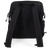 Angled view of the black utility backpack highlighting its durable construction, ergonomic shoulder straps, and versatile design for work, travel, commuting, and everyday use.