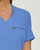  Landau Forward Women's 2-Pocket V-Neck Scrub Top Ceil Blue