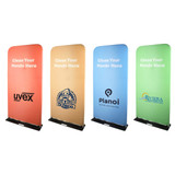 Four promotional banners in orange, blue, and green colours, featuring various logos and the phrase "Clean Your Hands Here". Four promotional banners in orange, blue, and green colours, featuring various logos and the phrase "Clean Your Hands Here".