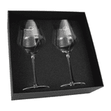 Gold Rim Wine Glass Set 400ml