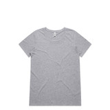 A grey t-shirt with a simple design and a label at the collar. It has short sleeves and is made from soft fabric.