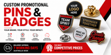Custom Pins & Badges