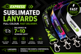 Express Sublimated Lanyards