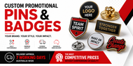 Custom Pins & Badges