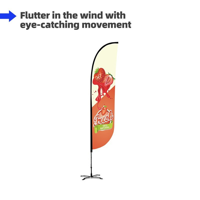 Deluxe Convex Advertising Flag