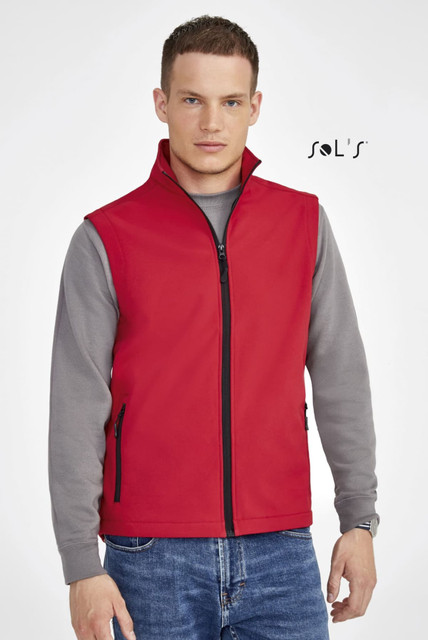 Vest Men's softshell material RACE