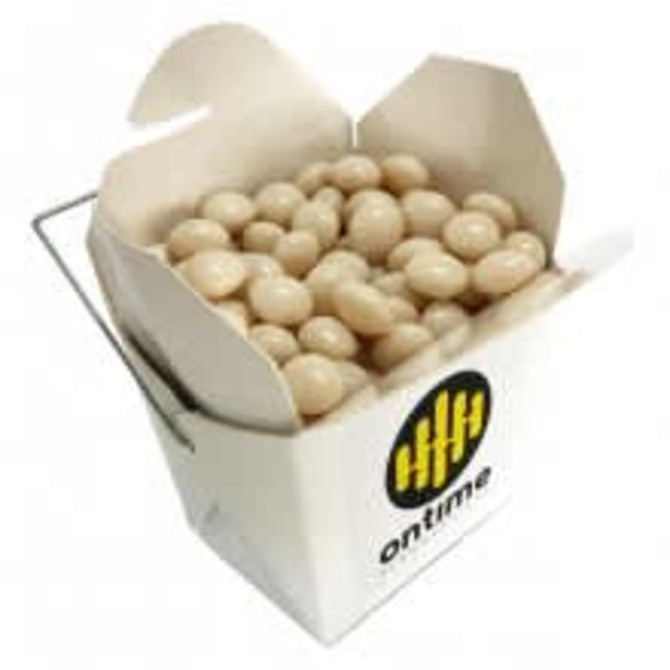 White Cardboard Noodle Box with Mints 100g