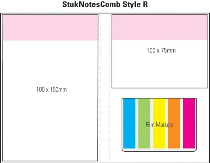 Combination R Laminated 4 Colour Cover 4 Col Pad