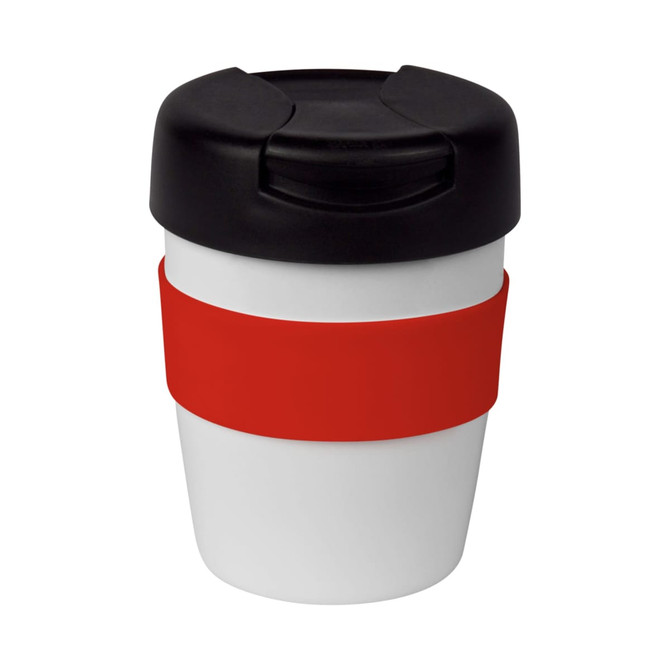 coffee cup / Mug 8oz/235ml Stainless Steel Karma Kup Plastic Flip Lid Reusable . Eco friendly