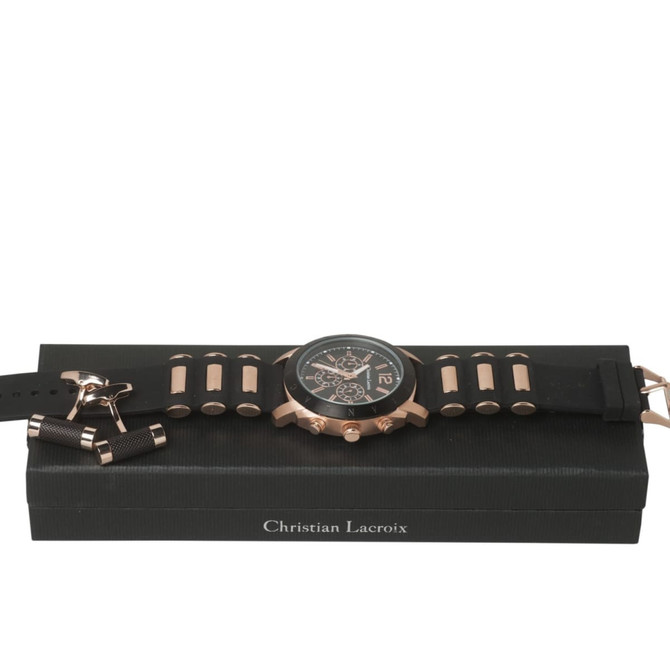 Set Christian Lacroix (watch & cufflinks) || 39-LPKM681E