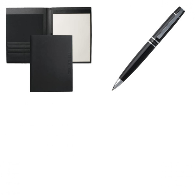 Set CERRUTI 1881 Black (ballpoint pen & folder A4)