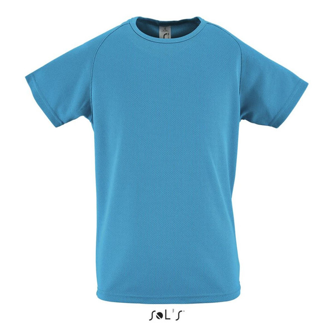 T shirt KIDS 100% breathable polyester SPORTY