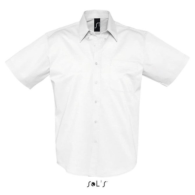 Business shirt BROOKLYN SHORT SLEEVE COTTON TWILL MEN'S SHIRT