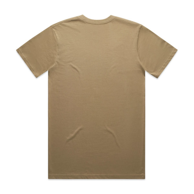 A khaki Classic Tee t-shirt with a crew neck and short sleeves, featuring no visible designs on the back.