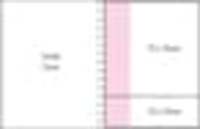 A laminated pad with a four-colour cover, featuring a pink stripe and blank pages for notes.