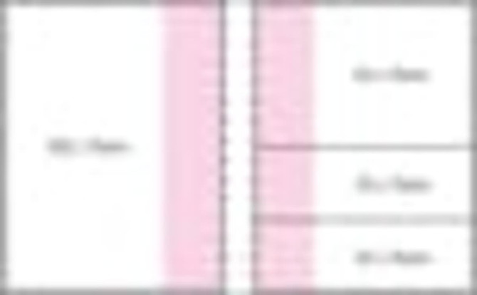 A promotional product featuring a laminated pad with a four-colour cover and two-colour interior design, primarily in white and pink.