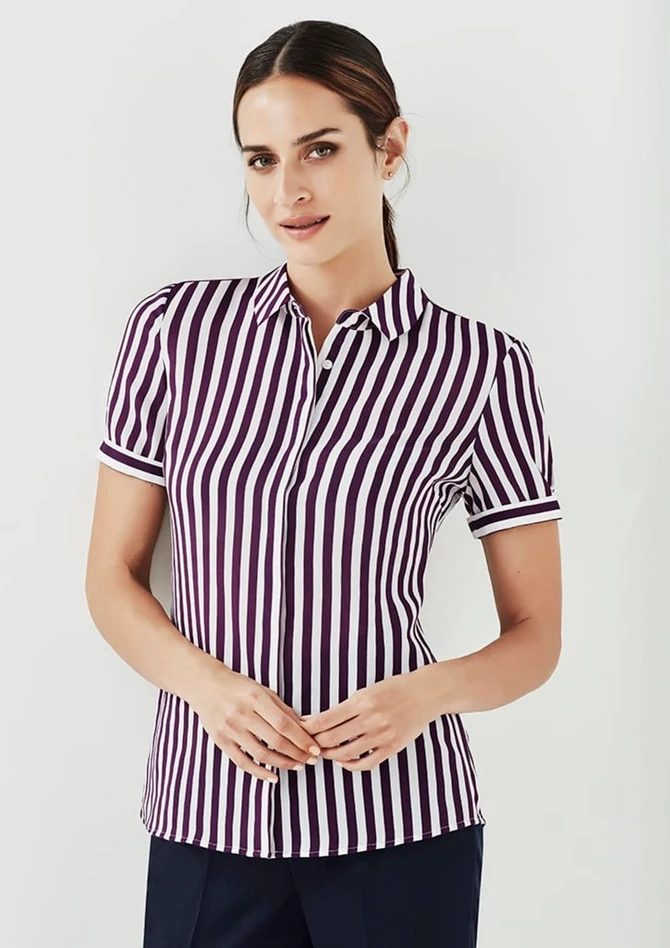 Verona Womens Short Sleeve Blouse